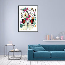 Charger l&#39;image dans la galerie, Papillon - diamant rond complet - 30x40cm
