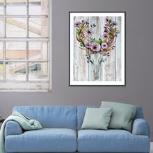 Charger l&#39;image dans la galerie, Antler - diamant rond complet - 30x40cm
