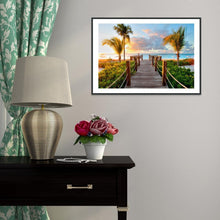 Charger l&#39;image dans la galerie, Paysage - diamant rond complet - 30x40cm
