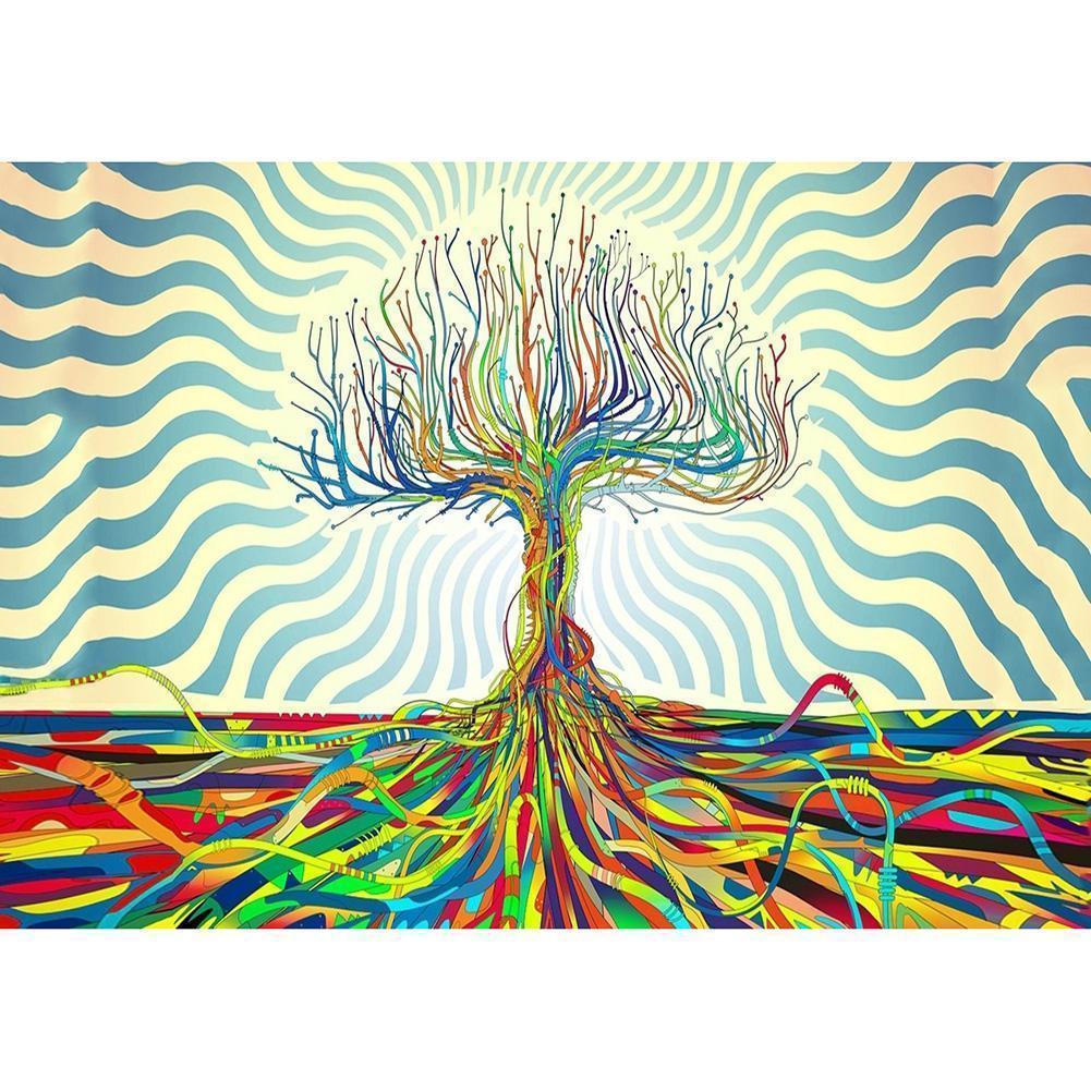 Coloré - diamant rond complet - 30x40cm