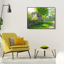 Charger l&#39;image dans la galerie, Paysage de mosaïque - diamant rond complet - 40x30cm
