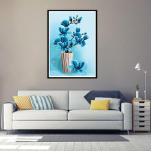 Charger l&#39;image dans la galerie, Fleur - diamant rond complet - 30x40cm
