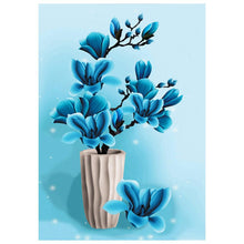 Charger l&#39;image dans la galerie, Fleur - diamant rond complet - 30x40cm
