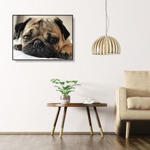 Charger l&#39;image dans la galerie, Chien - diamant rond complet - 40x30cm
