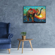 Charger l&#39;image dans la galerie, Éléphant - diamant rond complet - 40x30cm
