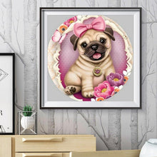 Charger l&#39;image dans la galerie, Chien - diamant rond complet - 30x30cm
