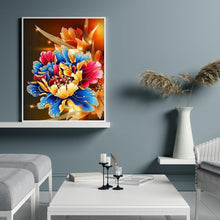 Charger l&#39;image dans la galerie, Fleur - diamant rond complet - 30x40cm
