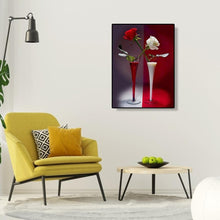 Charger l&#39;image dans la galerie, Fleur - diamant rond complet - 30x40cm
