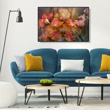 Charger l&#39;image dans la galerie, Fleur - diamant rond complet - 40x30cm
