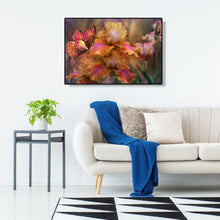 Charger l&#39;image dans la galerie, Fleur - diamant rond complet - 40x30cm
