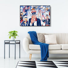 Charger l&#39;image dans la galerie, Homme américain - diamant rond complet - 40x30cm
