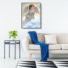 Charger l&#39;image dans la galerie, Angel - diamant rond complet - 30x40cm
