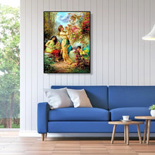 Charger l&#39;image dans la galerie, Jardin de beauté - diamant rond complet - 30x40cm
