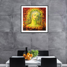 Charger l&#39;image dans la galerie, Visage - diamant rond complet - 30x30cm
