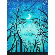 Charger l&#39;image dans la galerie, Arbre - diamant rond complet - 30x40cm

