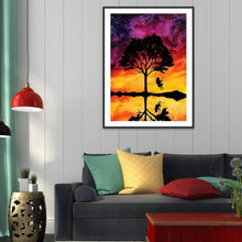 Charger l&#39;image dans la galerie, Arbre - diamant rond complet - 30x40cm

