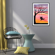 Charger l&#39;image dans la galerie, Arbre - diamant rond complet - 30x40cm
