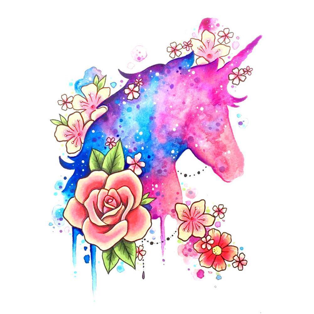 Cheval - diamant rond complet - 30x40cm