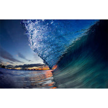 Charger l&#39;image dans la galerie, Vagues océaniques - diamant rond complet - 40x30cm
