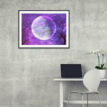 Charger l&#39;image dans la galerie, Lune - diamant plein rond - 30x40cm
