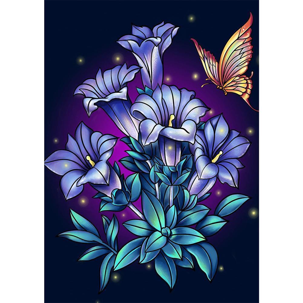 Gloire du matin - diamant rond complet - 30x40cm