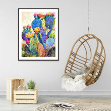 Charger l&#39;image dans la galerie, Cactus - diamant rond complet - 30x40cm
