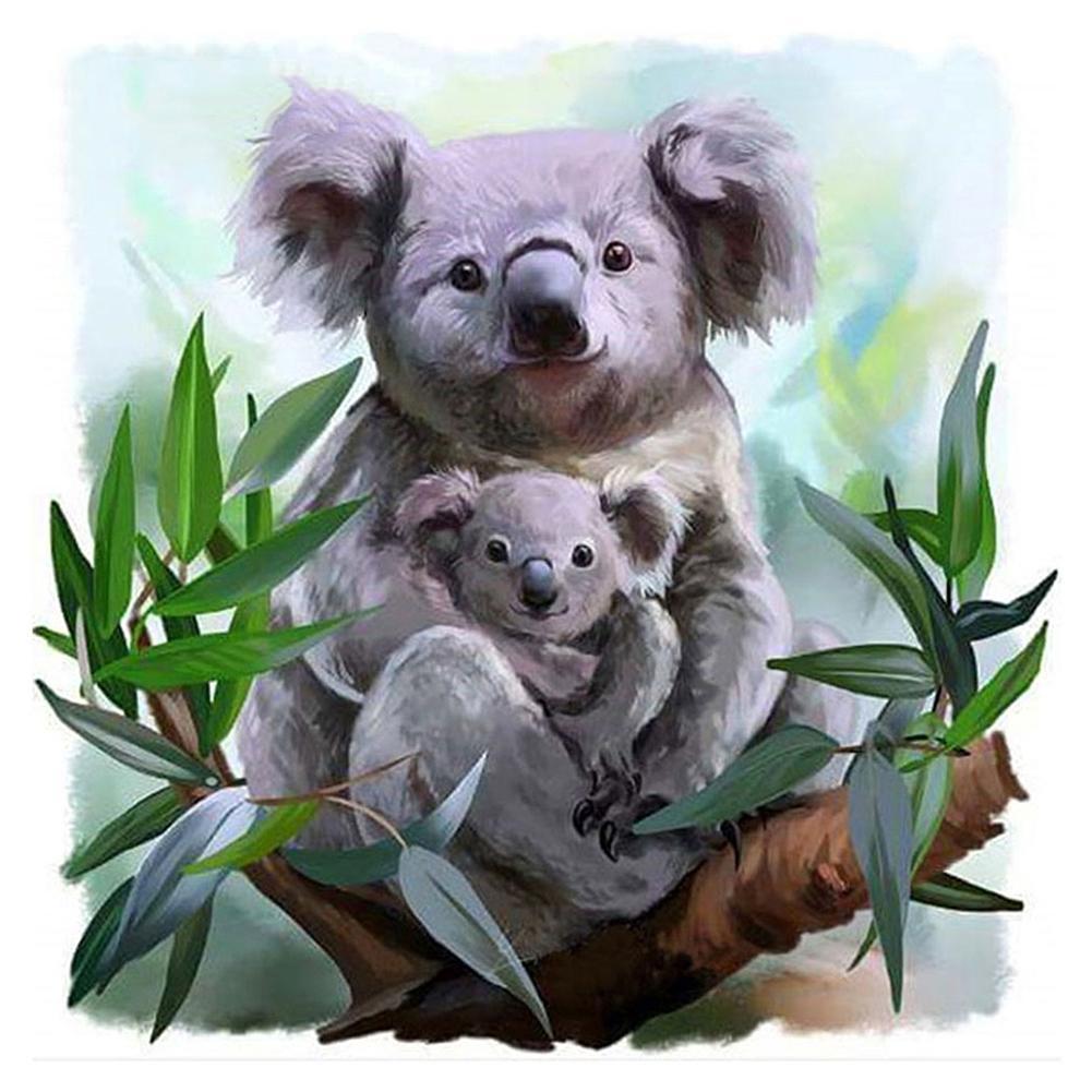 Koala - peinture en diamant complet - 30x30cm