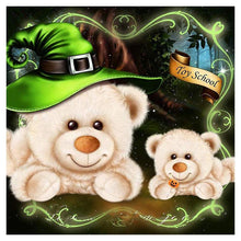 Charger l&#39;image dans la galerie, Ours - peinture en diamant complet - 30x30cm
