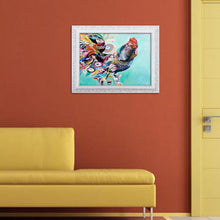 Charger l&#39;image dans la galerie, Coq - diamant rond complet - 40x30cm
