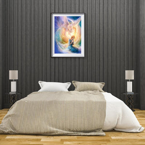 Beauté - diamant rond complet - 40x30cm
