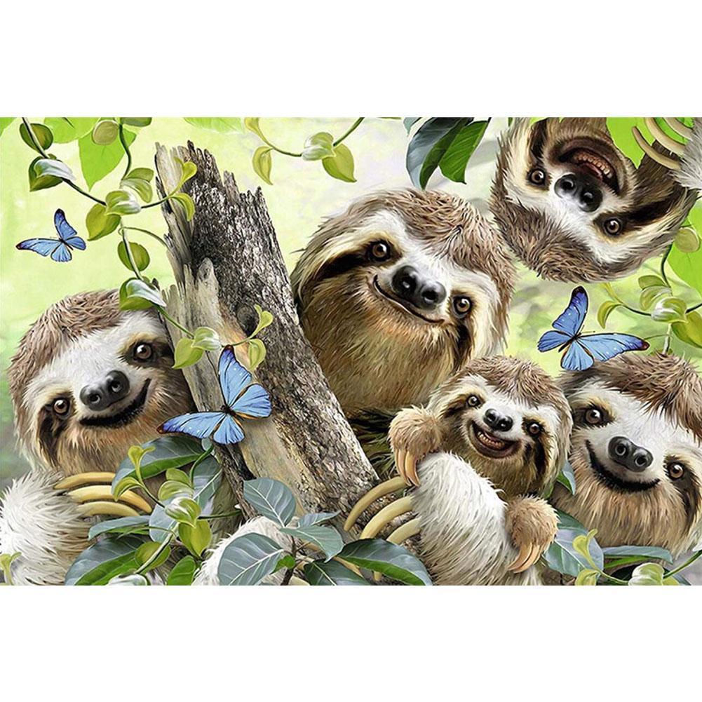 Animal - peinture en diamant complet - 40x30cm