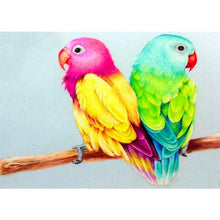 Charger l&#39;image dans la galerie, Oiseau - peinture en diamant complet - 40x30cm

