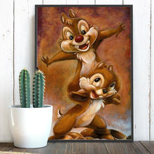 Charger l&#39;image dans la galerie, Animal - diamant rond complet - 40x30cm
