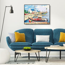 Charger l&#39;image dans la galerie, Bateau - peinture en diamant complet - 30x40cm
