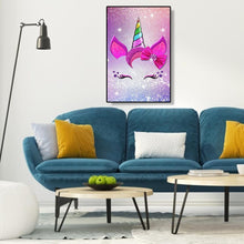 Charger l&#39;image dans la galerie, Cheval rose - peinture en diamant complet - 30x40cm
