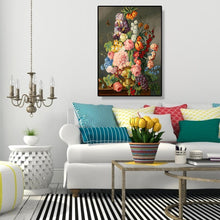 Charger l&#39;image dans la galerie, Fleurs - peinture en diamant complet - 30x40cm
