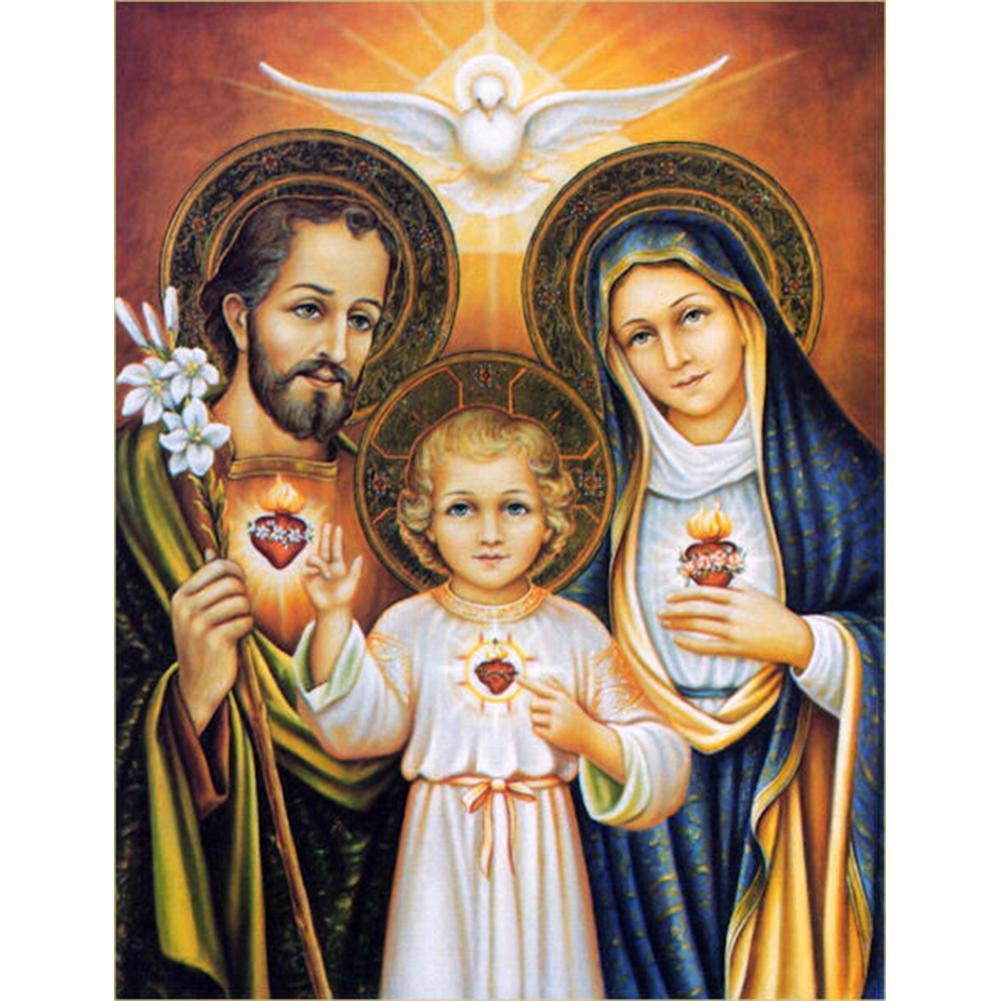 Religion - peinture en diamant complet - 30x40cm