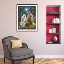 Charger l&#39;image dans la galerie, Naissance de Jésus - peinture en diamant complet - 30x40cm
