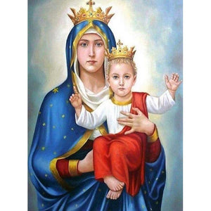 Religion - peinture en diamant complet - 30x40cm