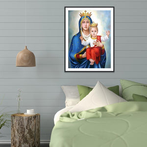 Religion - peinture en diamant complet - 30x40cm