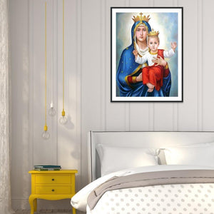 Religion - peinture en diamant complet - 30x40cm