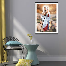 Charger l&#39;image dans la galerie, Naissance de Jésus - peinture en diamant complet - 30x40cm
