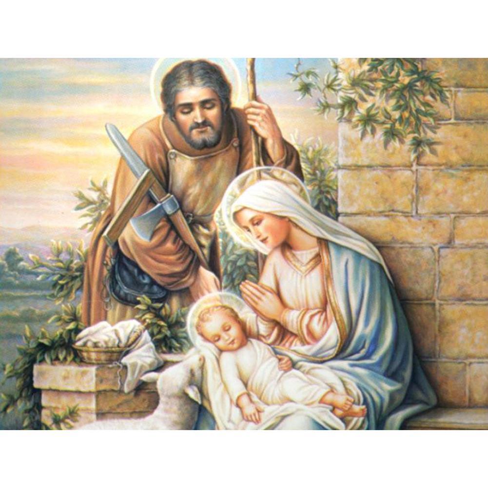 Religion - peinture en diamant complet - 40x30cm