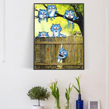 Charger l&#39;image dans la galerie, Chats - peinture en diamant complet - 30x40cm
