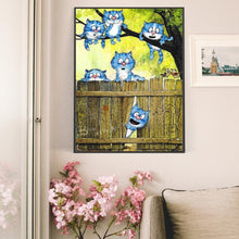 Charger l&#39;image dans la galerie, Chats - peinture en diamant complet - 30x40cm
