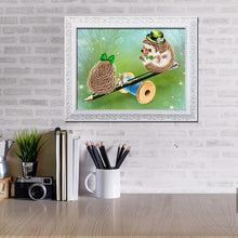 Charger l&#39;image dans la galerie, Hérisson - diamant rond complet - 30x40cm
