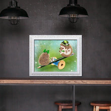 Charger l&#39;image dans la galerie, Hérisson - diamant rond complet - 30x40cm
