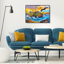 Charger l&#39;image dans la galerie, Maison de mer - peinture complète de diamant - 30x40cm
