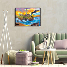 Charger l&#39;image dans la galerie, Maison de mer - peinture complète de diamant - 30x40cm
