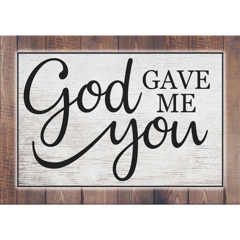 Lettre - peinture en diamant complet - 30x40cm